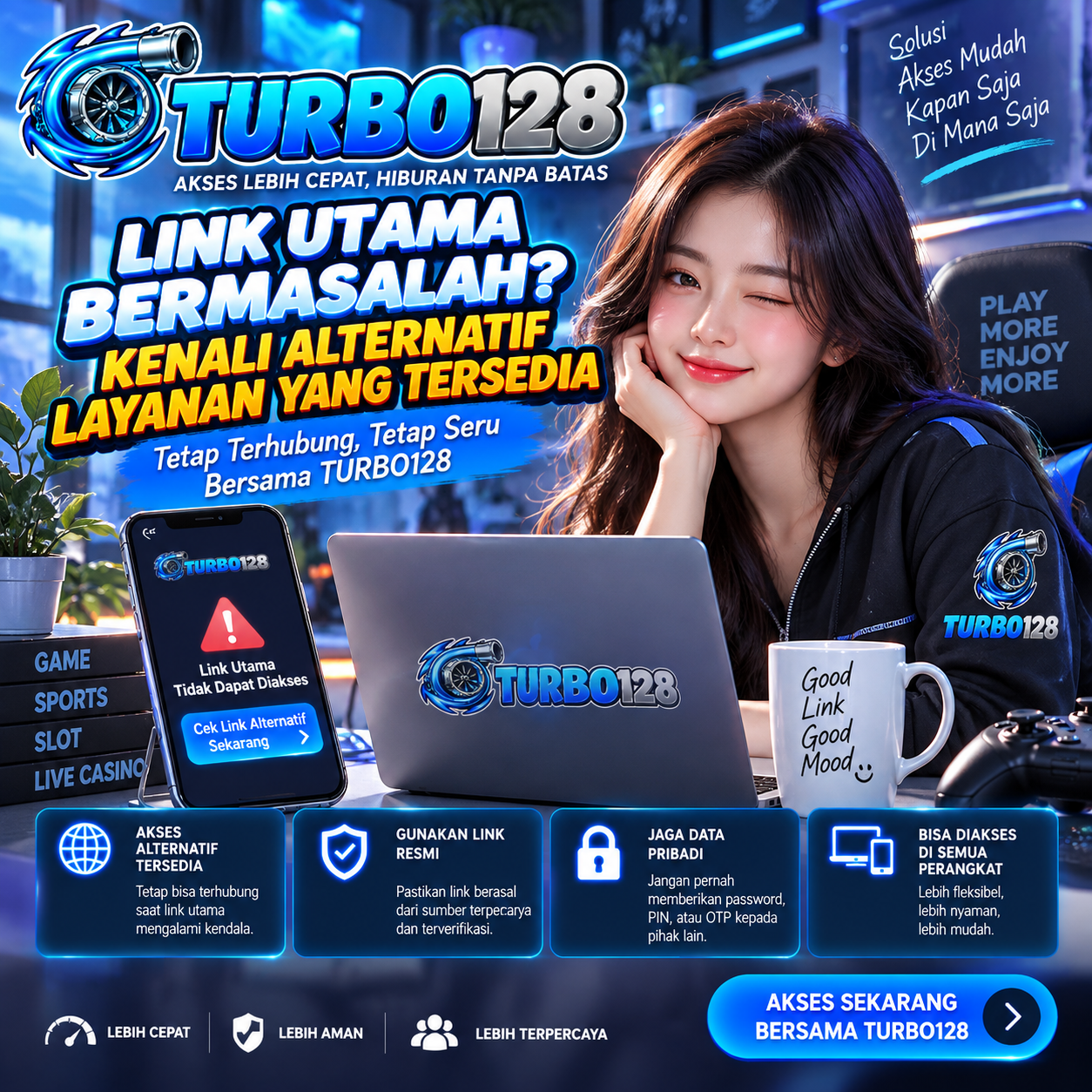 TURBO128 >> Link Utama Bermasalah? Kenali Alternatif Layanan yang Tersedia
